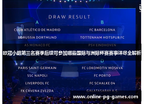 欧冠小组第三名赛季后续可参加哪些国际与洲际杯赛赛事详尽全解析 欧冠小组第三名赛季后续可参加哪些国际与洲际杯赛赛事详尽全解析